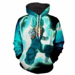 DBZ Super Saiyan Blue Vegito Extraordinary Aura Hoodie