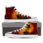 DBZ Super Saiyan Orange Aura Flame Fire Dope Sneakers Shoes