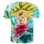 DBZ Trunks Super Saiyan Powerful Battle Ultimate Transformation Design T-Shirt - Saiyan Stuff - 2