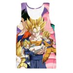 DBZ Vegeta Goku Vegeto Gohan Majin Buu Fusion Fight Epic Design Tank Top