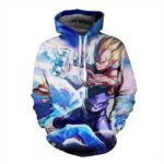 DBZ Vegeta Saiyan Prince Power Warrior Streetwear Cool Design Hoodie