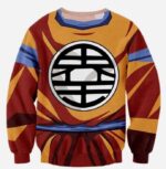 DBZ - Goku Costume Skin Gear Armour 3D Sweatshirt - Saiyan Stuff