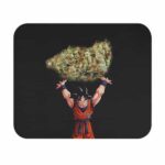 Dope Son Goku Spirit Ganja Kush Strain Black Mouse Pad