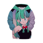 Dragon Ball Adorable Bulma in Cute Dress Kids Hoodie