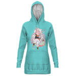 Dragon Ball Android 21 Candy Blue Cute Hoodie Dress