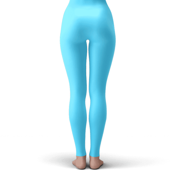 Dragon Ball Babidi Team Emblem Majin Candy Blue Leggings