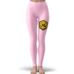 Dragon Ball Babidi Team Emblem Majin Pink Cute Yoga Pants