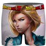 Dragon Ball Beautiful Android 18 Sexy Art Men's Boxer