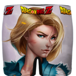 Dragon Ball Beautiful Android 18 Sexy Art Men's Boxer - back
