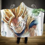 Dragon Ball Bojack POV Beatdown By Gohan Hooded Blanket