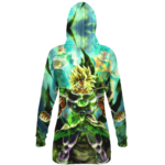 Dragon Ball Broly Goku Vegeta Legendary Green Hoodie Dress