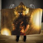 Dragon Ball Broly Limitless Super Saiyan Hooded Blanket