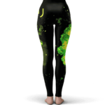 Dragon Ball Broly Silhouette Green Smoke Awesome Leggings