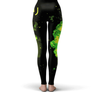 Dragon Ball Super Light Green Ripped Warrior Yoga Leggings — DBZ Store