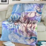 Dragon Ball Broly Ultra Instinct Fan Art Awesome Fleece Blanket