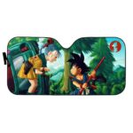 Dragon Ball Bulma And Kid Goku First Encounter Car Sun Shade