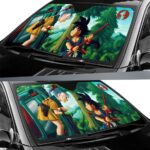 Dragon Ball Bulma And Kid Goku First Encounter Car Sun Shade