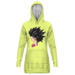 Dragon Ball Caulifla Neon Yellow Dope Hoodie Dress