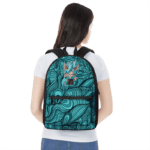 Dragon Ball Chibi Goku SSGSS Halloween Teal Blue Backpack