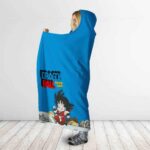 Dragon Ball Classics Young Goku Charging Off Hooded Blanket