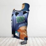 Dragon Ball Closing Behind The Scenes Bulma Hooded Blanket