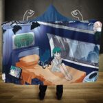 Dragon Ball Closing Behind The Scenes Bulma Hooded Blanket