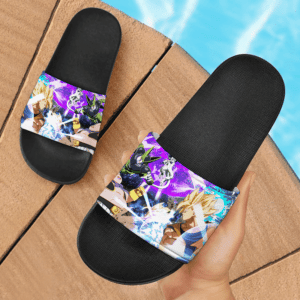 Dragon Ball FighterZ Goku Frieza Cell Fat Buu Vegeta Cool Slide Sandals