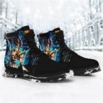 Dragon Ball Fusion Livid Gogeta Black Combat Boots