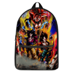 Dragon Ball GT Goku Vegeta Gogeta SSJ4 Dope Canvas Backpack