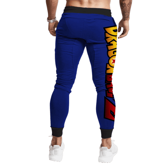 Dragon Ball GT Kid Goku Dragon Fist Awesome Blue Jogger Pants