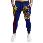 Dragon Ball GT Kid Goku Dragon Fist Awesome Blue Jogger Pants