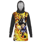 Dragon Ball GT Kid Goku Dragon Punch Great Hoodie Dress