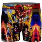 Dragon Ball GT SSJ4 Goku Vegeta Xeno Gogeta Men's Boxer