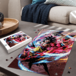 Dragon Ball GT Son Goku Saiyan 4 Omega Shenron Portrait Puzzle