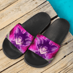 Dragon Ball Goku Black Base Form Pink Aura Dope Slide Footwear