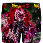 Dragon Ball Goku Black SSJ Rose Card Art Men's Underwear - back