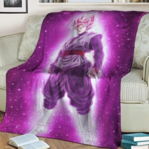 Dragon Ball Goku Black Super Saiyan Rose Wonderful Fleece Blanket