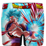 Dragon Ball Goku Blue Kamehameha Awesome Men's Boxer - back