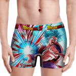 Dragon Ball Goku Blue Kamehameha Awesome Men's Boxer - lifestyle