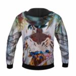 Dragon Ball Goku Damaged Battle Muscular Powerful Aura Hoodie
