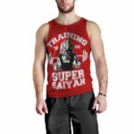 Dragon Ball Goku Super Saiyan Gym Training Motivation Tank Top