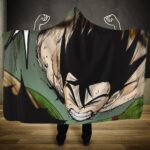 Dragon Ball Goku Versus Piccolo Final Moments Hooded Blanket