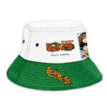 Dragon Ball Goku and Tien Green and White Cool Bucket Hat