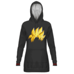 Dragon Ball Goku's Hair Super Saiyan Black Hoodie Dress