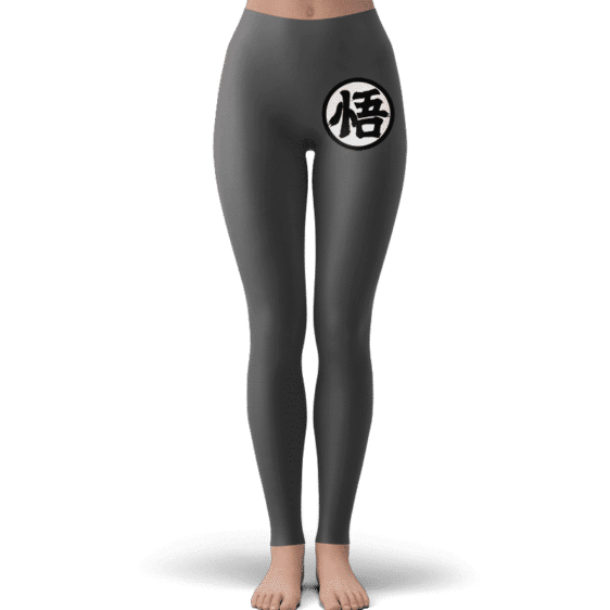 Dragon Ball Goku's Kanji Symbol Gray Cool Leggings