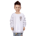 Dragon Ball Grandpa Gohan Kitsune Mask White Kids Sweater