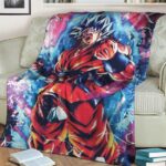 Dragon Ball Kakarot Orange Costume SSGSS Dope Blanket