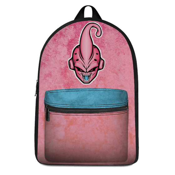 Dragon Ball Kid Buu Majestic Vector Artwork Pink Blue Backpack