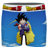 Dragon Ball Kid Goku Flying Nimbus Blue Men's Boxer