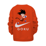 Dragon Ball Kid Goku Nike Orange Kids Pullover Sweatshirt